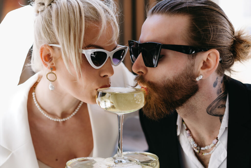 Luxusní champagne tower