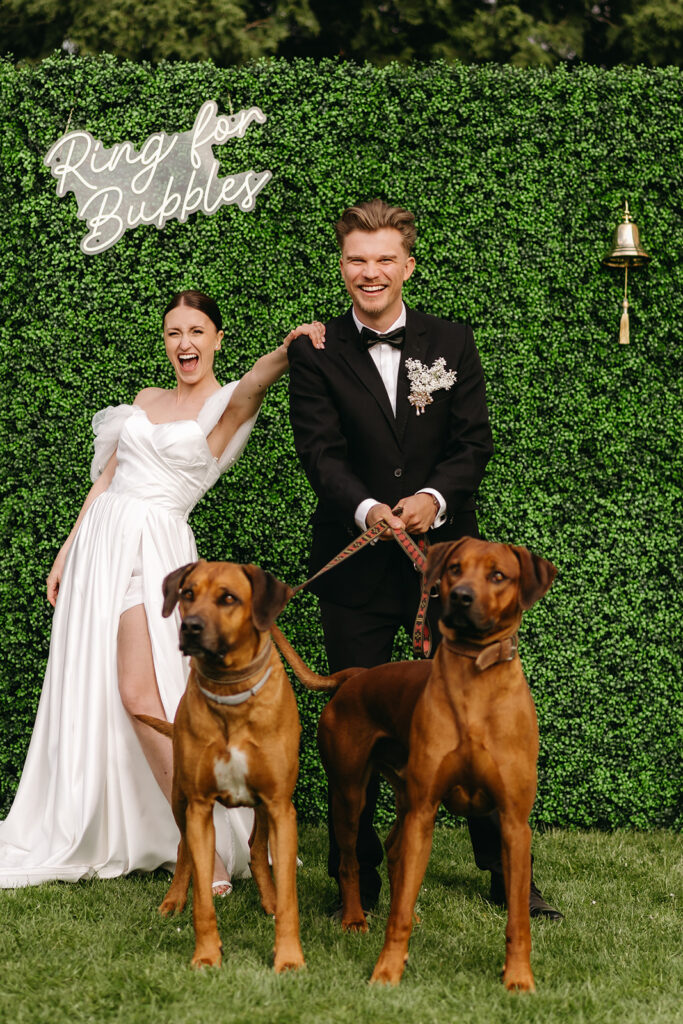 Svatební focení se psy