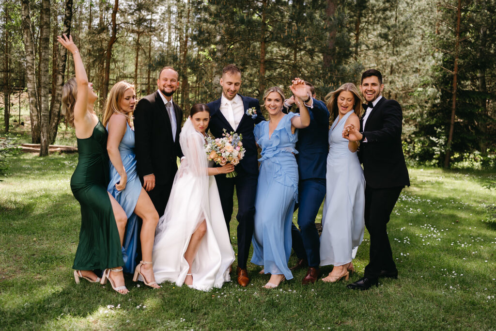 Skupinové svatební focení Praha