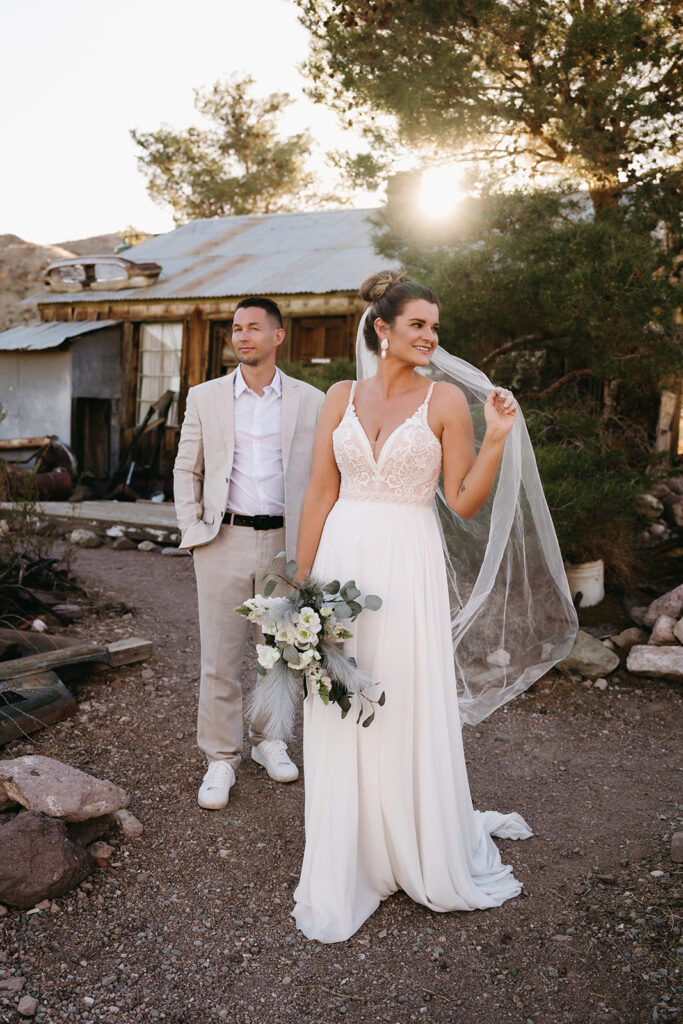 Wedding Photoshoot Ghost Town Las Vegas