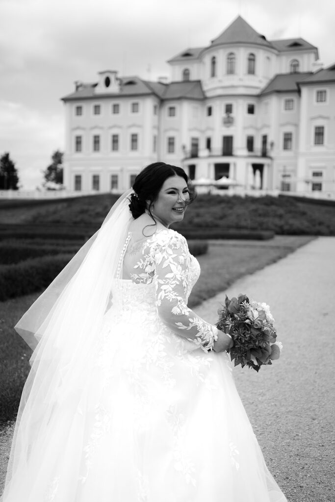 nevěsta na zámku Liblice