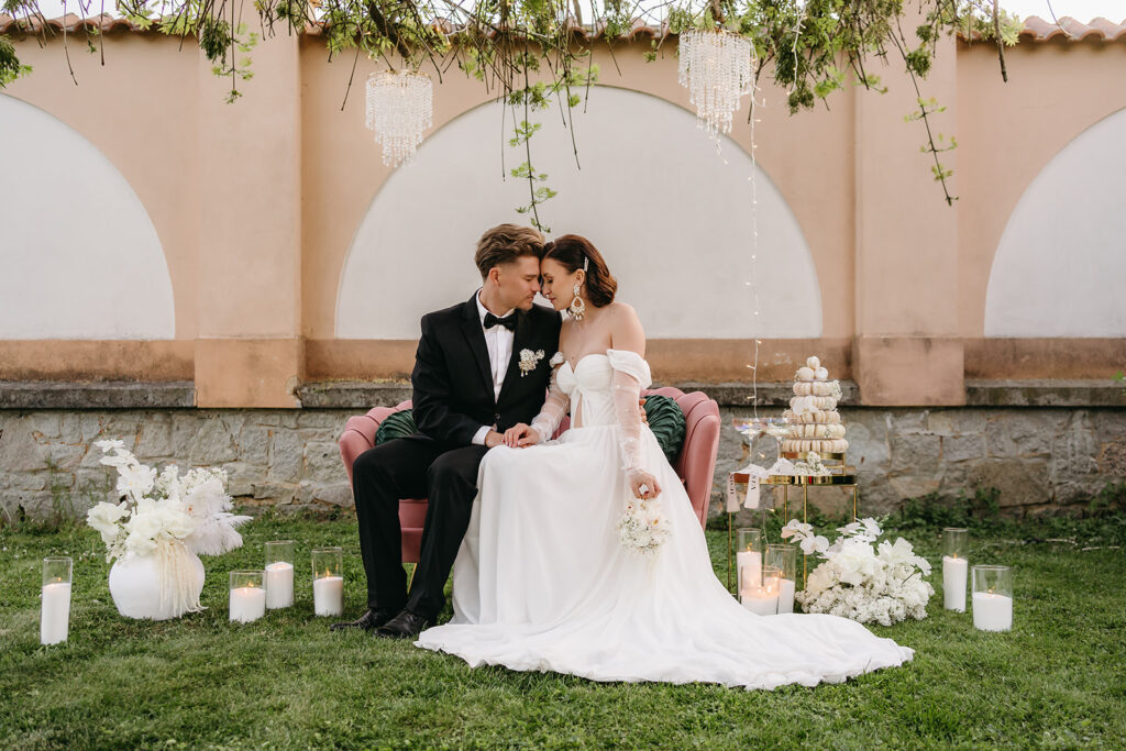 Svatební fotografie zámek