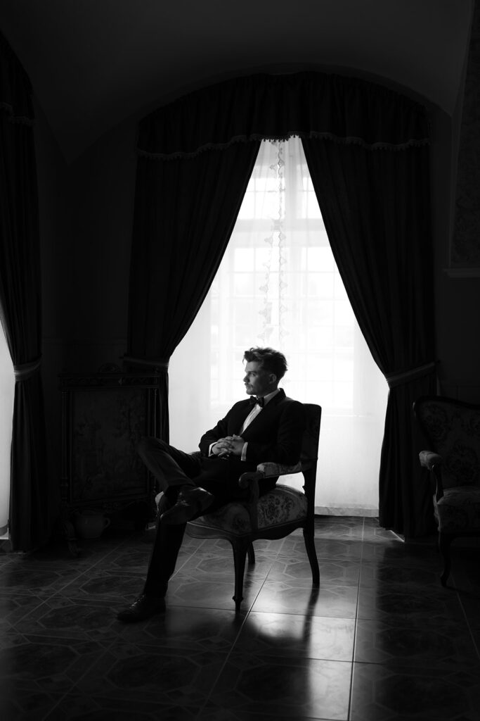 pánský svatební oblek