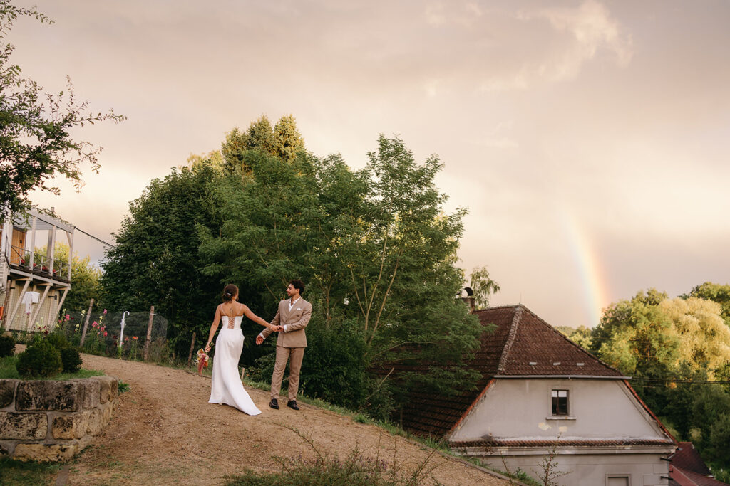 nevěsta s ženichem s duchou