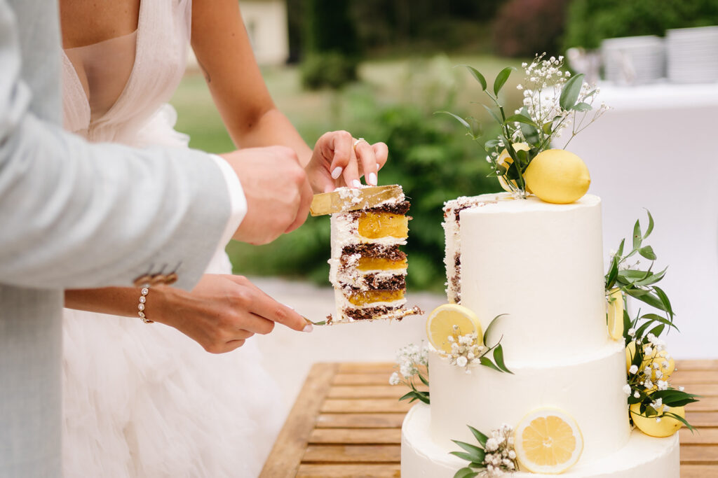 italský citronový dort