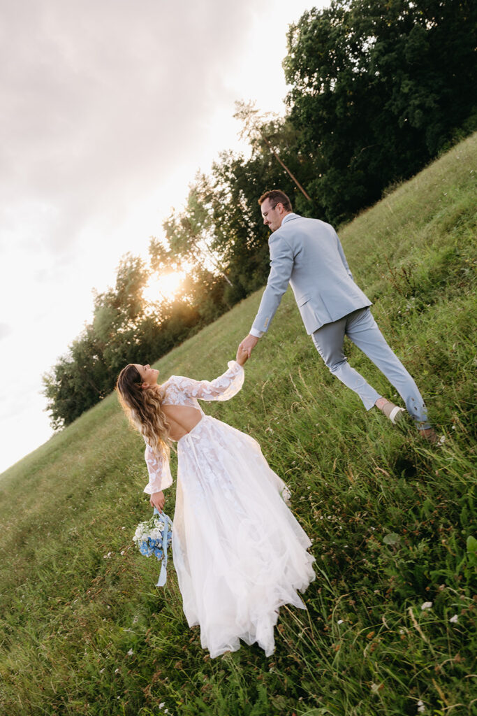 Do modra laděná svatba